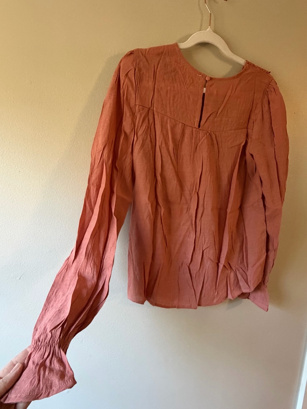 Blu Pepper- Mauve Long Sleeve Blouse - Picture 7 of 9